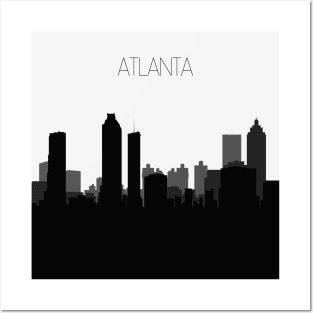 Atlanta Skyline Posters and Art